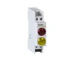 Ex9PD2ry 12V AC/DC Lampka sygnalizacyjna, 12V AC/DC, 1 czerwony LED i 1 żółta LED