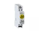 Ex9PD2yw 6.3V AC/DC Lampka sygnalizacyjna, 6,3V AC/DC, 1 żółta LED i 1 biała LED