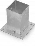 Wspornik słupa przykręcany, 81x81x100 mm