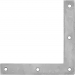 Kątownik narożnikowy, 150x150x25x3,0 mm