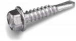Wkręt samowiercący ze stali nierdzewnej A2 do mocowania blach typ OC 5,5x30mm z podkładką S14 [OP 200 szt.]