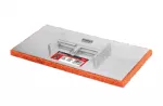 Paca z gąbką orange 400x200 mm aluminiowa