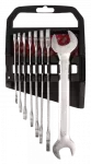 Kpl. kluczy płaskich 8 szt. 6-22 mm Cr-V satin