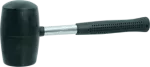 Młotek gumowy duży 0,45kg trzonek metalowy