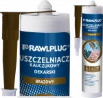 Uszczelniacz kauczukowy dekarski brązowy, 300ml