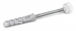 KPM Mocowanie do WC biały kapturek, wkręt 6x80mm z łbem sześciokątnym, [OP 2]