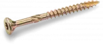 TS Hartowany wkręt do drewna twardego 6,0x140mm łeb stożkowy napęd typu TX ocynk żółty [OP 5 kg]