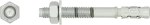 R-XPT Kotwa opaskowa M6x50 mm, stal węglowa, ocynk galwaniczny, [OP 100]