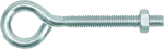 Śruba z okiem i nakrętką, M08x150 mm, ocynk