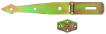 Zawias bramowy pasowy z zamknięciem, 200x95x2,5 mm