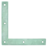 Kątownik narożnikowy, 60x60x10x2,0 mm