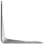 Złącze kątowe równoramienne, 105x105x90x2,0 mm, wzmocnione