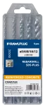 Zestaw wierteł 5,6,8,10,12x100x160 REBARDRILL SDS plus 5cz