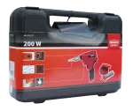 Lutownica transformatorowa 200 W akcesoria walizka