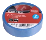 Taśma maskująca niebieska 25x mm25m UV protect [OP 6 szt.]