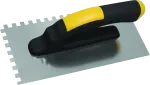 Paca nierdzewna ząb 280x130x8 mm uchwyt PVC