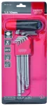 Zestaw kluczy imbusowych HEX długie Cr-V 1,5-10 mm 9cz