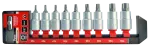 Kpl. nasadek Torx 9 szt. T20-T70 1/2'' Cr-V satin