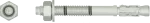 R-HPTIIZF Kotwa opaskowa M8x100 mm, ocynk płatkowy, Opcja 1, [OP 100]
