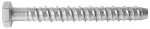R-LX wkręt do betonu M10 12,4x140 mm, łeb heksagonalny bez kołnierza, ocynk galwaniczny, [OP 25]