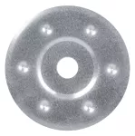 MKC Metalowy talerz dociskowy, fi zew 85mm, fi wew 14mm, grubość 0,5mm, stal ocynkowana [OP 250]