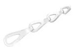 Łańcuch łazienkowy, 1,3 mm srebrny [szpula 25 mb]