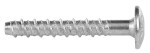R-LX wkręt do betonu M6 7,5x40 mm, łeb soczewkowy powiększony, ocynk galwaniczny, [OP 100]