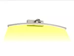 PAULMANN Oprawa ścienna BENTO LED 10W 520lm 500mm 3000K 230V mosiądz antyczny