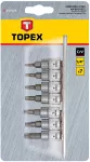 Końcówki Torx na nasadce 35 mm, zestaw 7 szt.