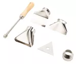 Opalarka 2000W, zakres temperatur: I: 25°C, II: 350°C, III: 550°C, walizka