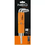 Klucze Torx długie T10-T50, zestaw 8 szt.