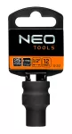Nasadka udarowa 1/2", 12 x 38mm, Cr-Mo