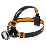 Latarka czołowa bateryjna 400 lm, zoom, CREE R5, 3xAAA