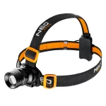 Latarka czołowa bateryjna 250 lm, zoom, CREE XPE, 3xAAA