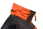 Kurtka robocza ostrzegawcza softshell z kapturem, pomarańczowa, rozmiar L