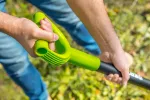 Szpadel prosty, metalowy trzonek, plastikowy uchwyt 15G011