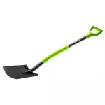 Szpadel prosty, metalowy trzonek, plastikowy uchwyt 15G011