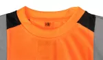 T-shirt ostrzegawczy, ciemny dół, pomarańczowy, rozmiar XL