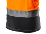 T-shirt ostrzegawczy, ciemny dół, pomarańczowy, rozmiar XL