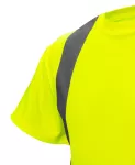 T-shirt ostrzegawczy, żółty, rozmiar XL