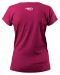 T-shirt damski bordowy, rozmiar XL