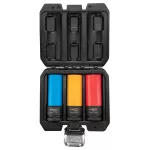 Nasadki do felg aluminiowych - zestaw 3 szt. (17 mm, 19 mm, 21 mm), Cr-Mo