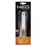 Nóż z ostrzem łamanym 18 mm, metalowy korpus 63-021