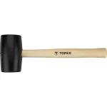 Młotek gumowy 50 mm/340 g, trzonek drewniany 02A343