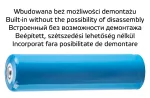 Latarka czołowa akumulatorowa USB 800 lm CREE XML-T6 LED