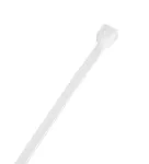 Opaski zaciskowe 2.5 x 200 mm, 100 szt., białe