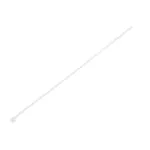 Opaski zaciskowe 2.5 x 200 mm, 100 szt., białe