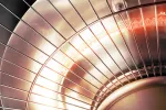 Promiennik stojący 1000W/2000W, aluminiowy, IP34, element grzejny halogen lamp, wysokość 2.1 m