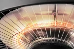 Promiennik sufitowy 2000W, aluminiowy, z pilotem, włącznik, element grzejny halogen lamp