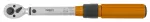 Klucz dynamometryczny dwukierunkowy 1/4", 5-25Nm, zestaw 21 szt.
